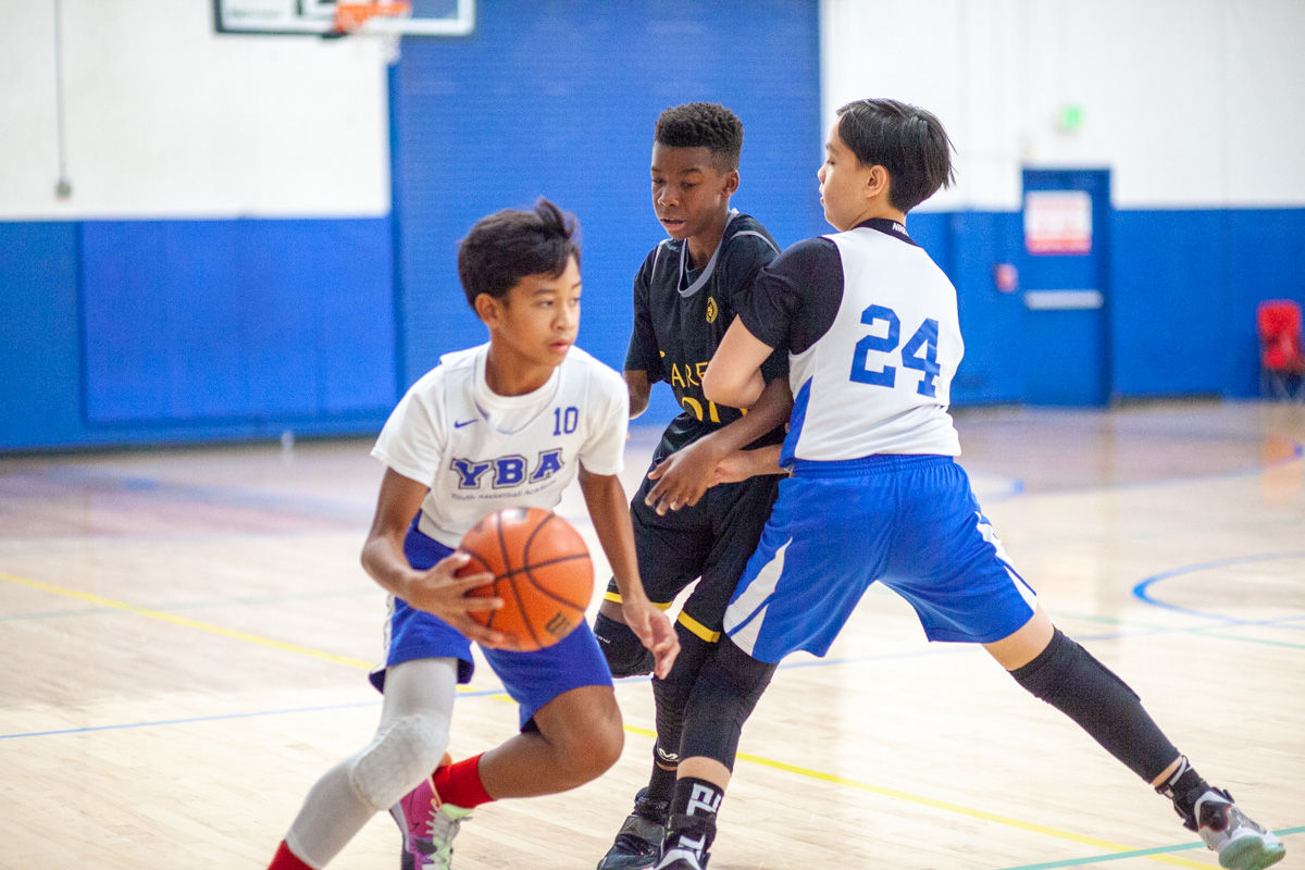 basketball tournament game action